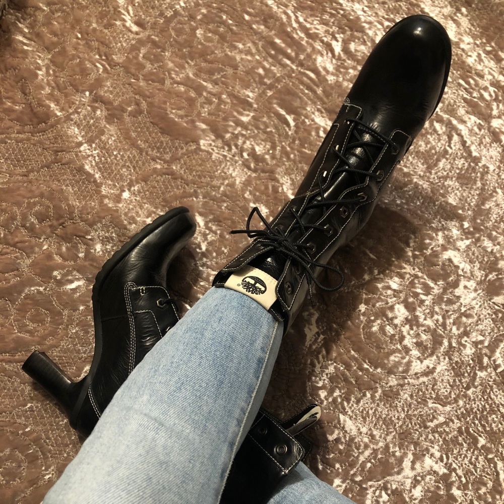 Timberland lace up boots